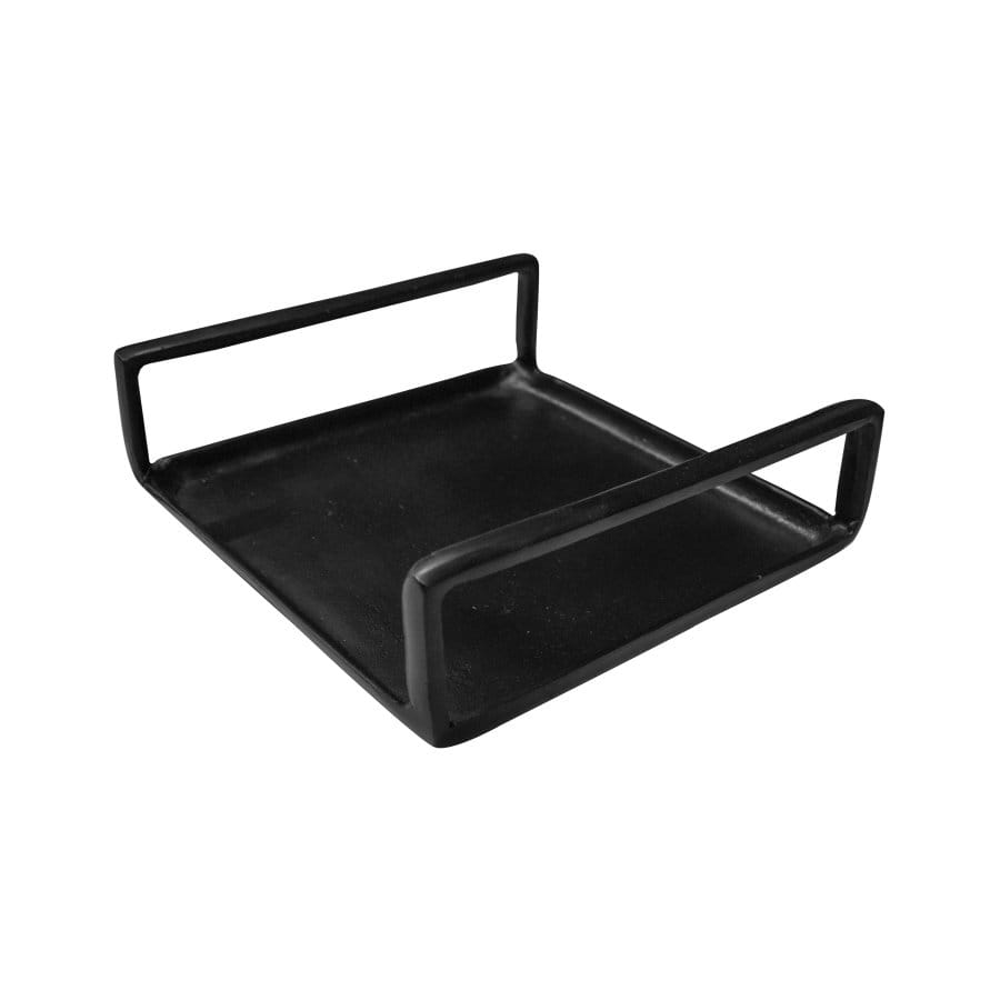 Dienblad Media647 Black Raw aluminium