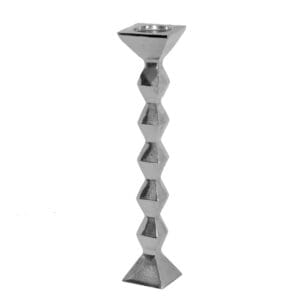 Kandelaar Media647 Silver Raw aluminium