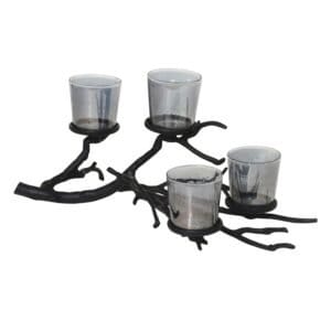 Windlicht Media647 Black Raw aluminium