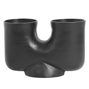 Kandelaar Media647 Black Raw aluminium