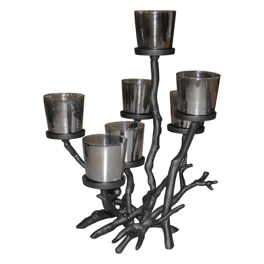 Windlicht Media647 Black Raw aluminium