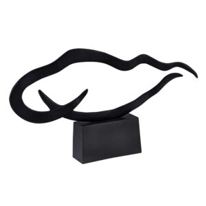 Sculptuur Media647 Black Aluminium