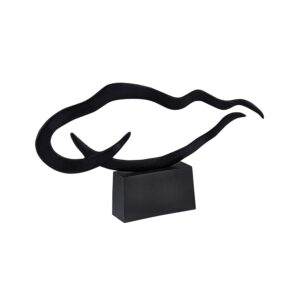 Sculptuur Media647 Black Aluminium