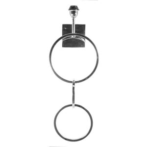 Wandlamp Media647 Silver Stainless steel
