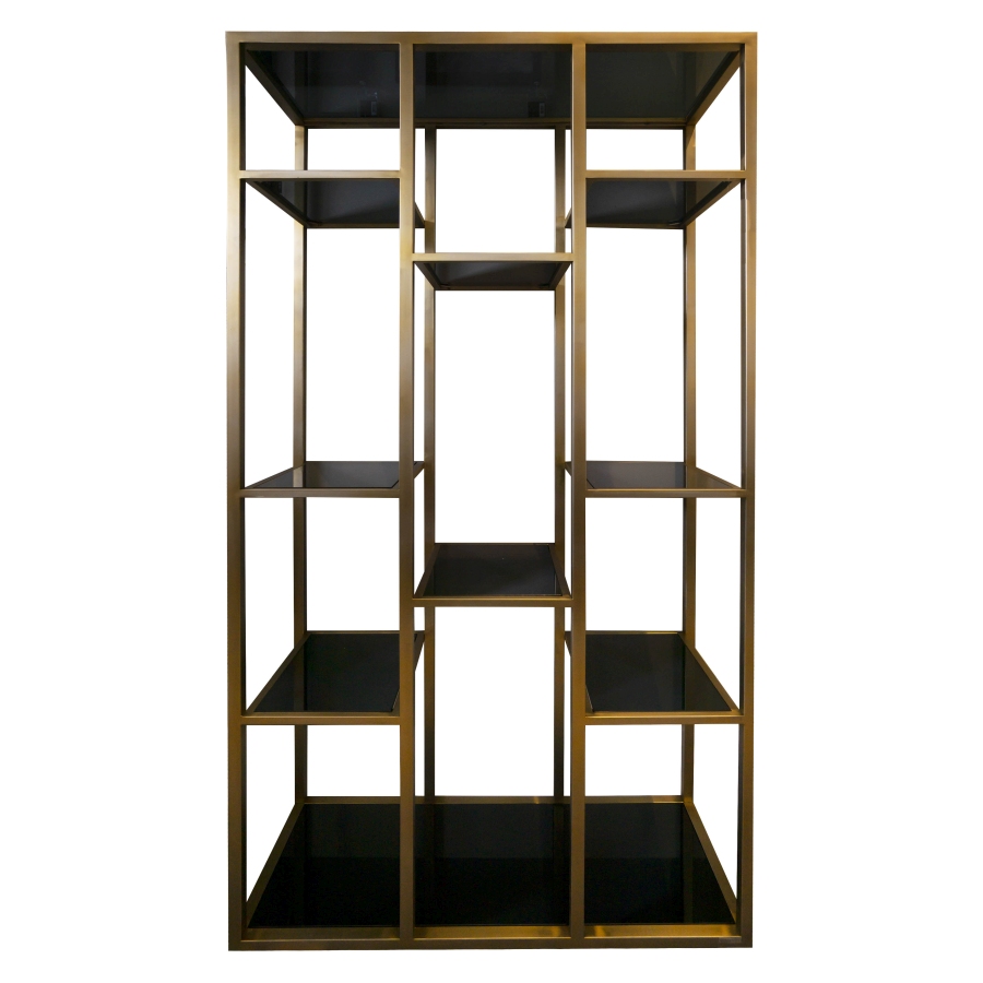 Planken kast Media647 Gold Stainless steel