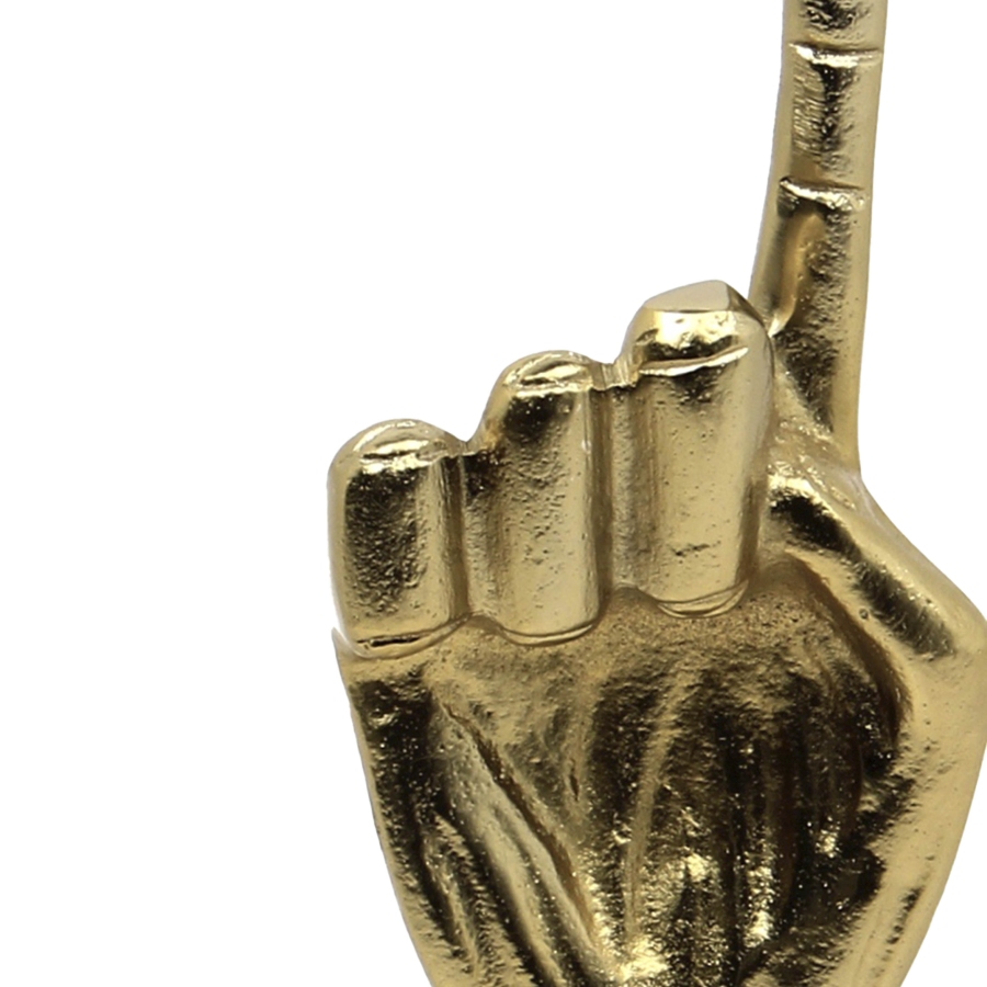 Beeldje Media647 Gold Aluminium - Image 2