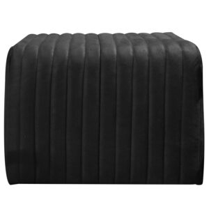 Ottomaan Media647 Black Fabric