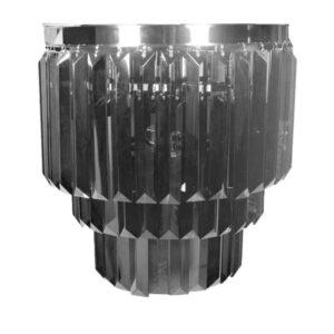 Wandlamp Media647 Silver Glass