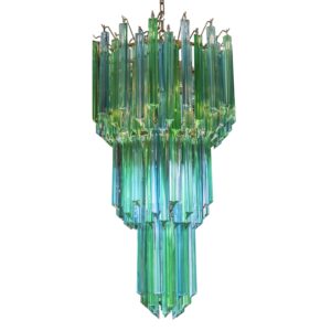 Kroonluchter Media647 Blue Glass