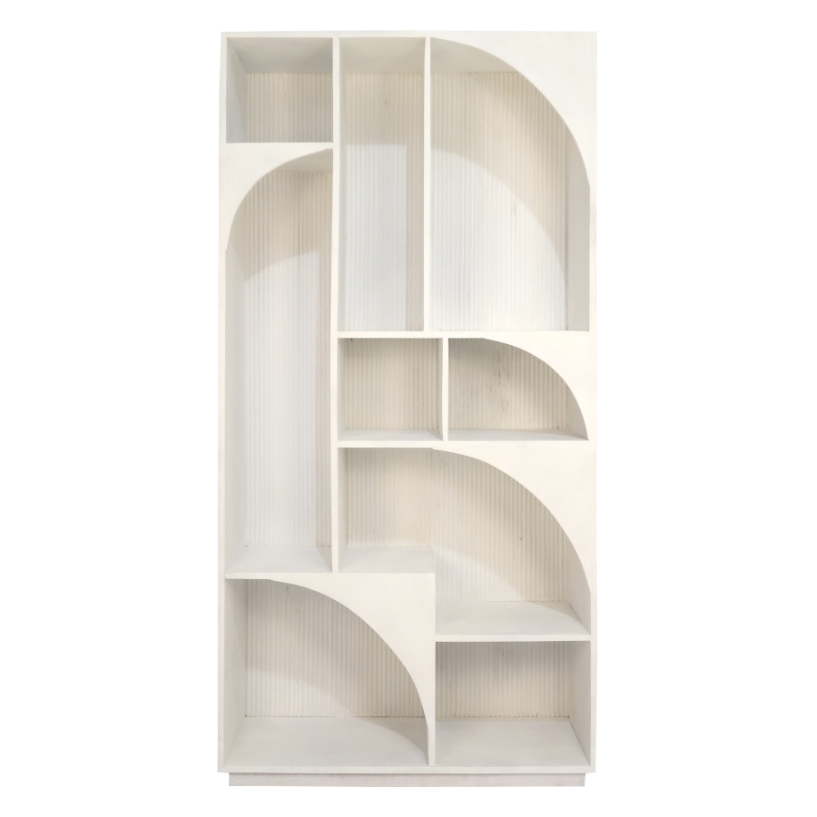 Planken kast Media647 White Wood