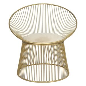 Fauteuil Media647 Brass Iron