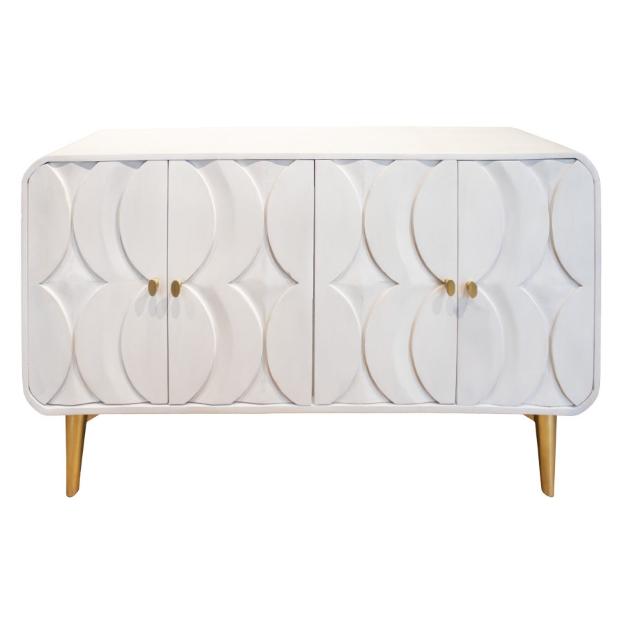 Dressoir Media647 White Wood