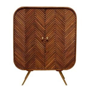 Kast Media647 Brown Wood