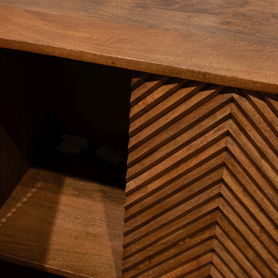 Kast Media647 Brown Wood - Image 2