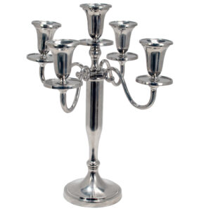 Kandelaar Media647 Silver Aluminium