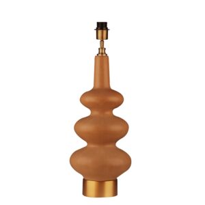 Tafellamp Media647 Brown Ceramic