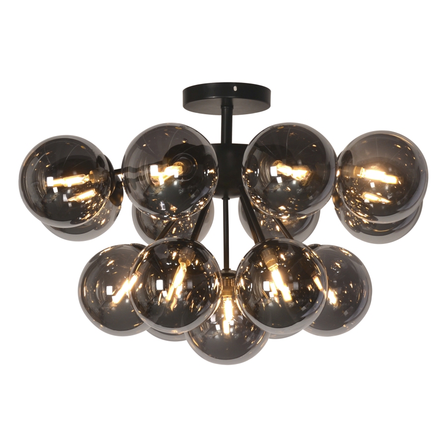 Plafondlamp Media647 Black Iron
