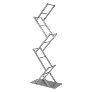 Planken kast Media647 Silver Stainless steel