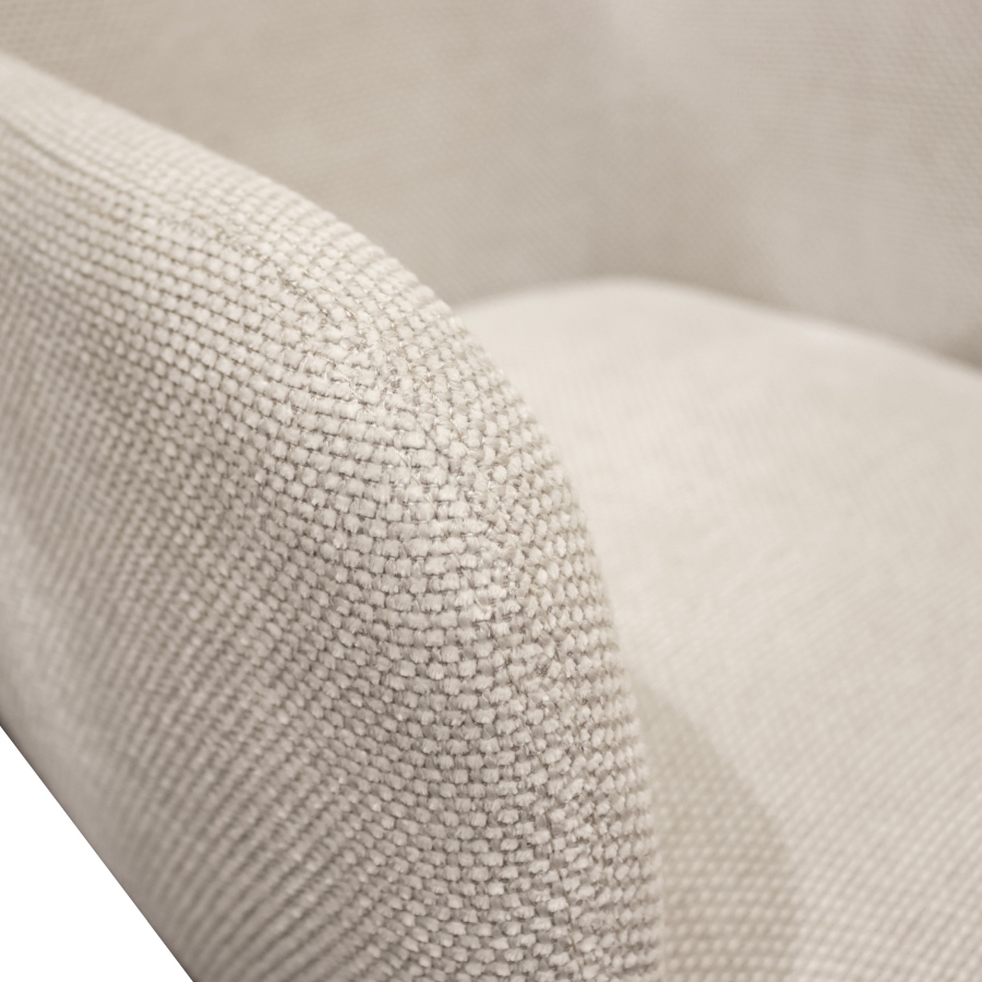 Eetkamerstoel Media647 Cream Fabric - Image 2