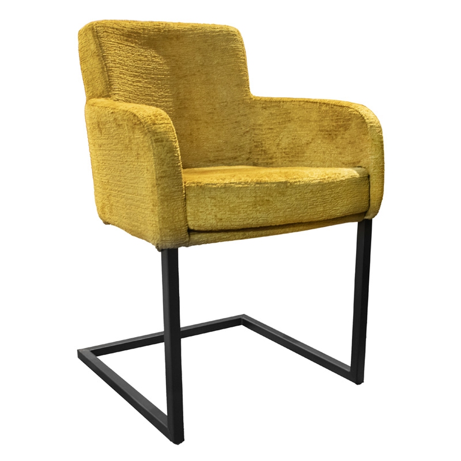 Eetkamerstoel Media647 Yellow Fabric