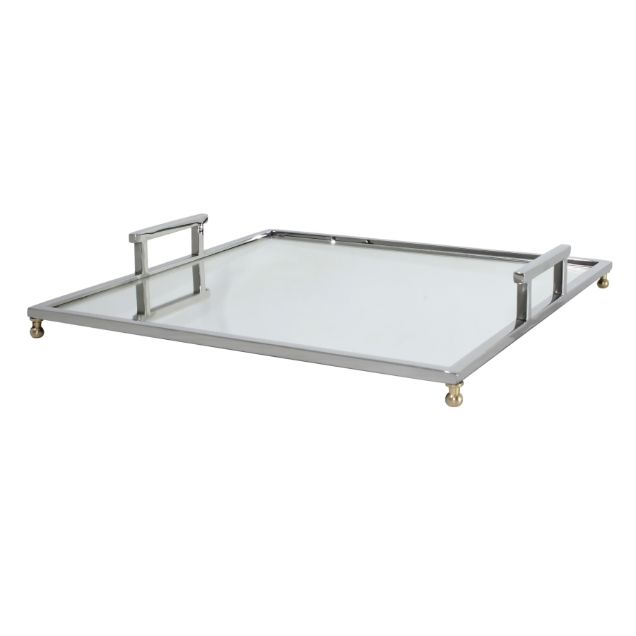 Dienblad Media647 Silver Stainless steel