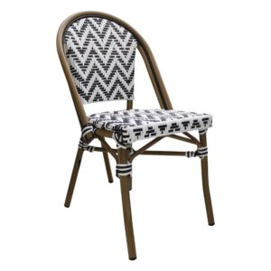 Outdoor eetstoelen Media647 Black Aluminium