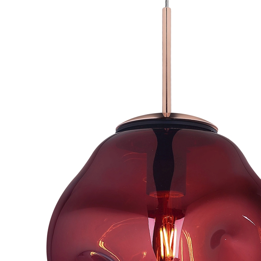 Plafondlamp Media647 Red Glass - Image 2