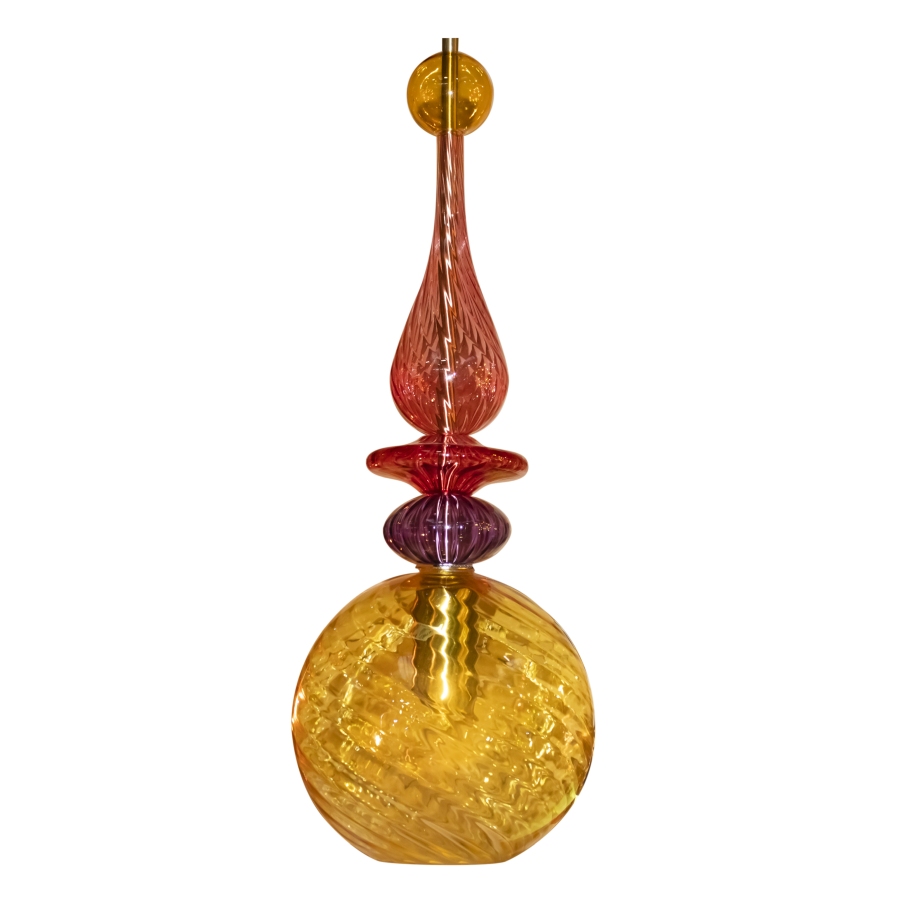 Plafondlamp Media647 Yellow Glass