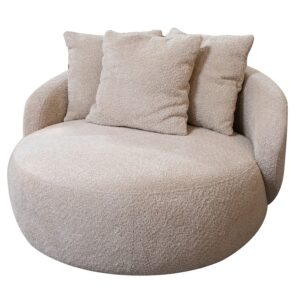 Loveseats Media647 Natural Fabric