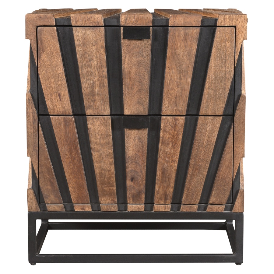 Nachtkast Media647 Brown Wood