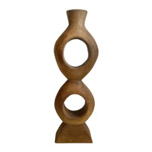 Kandelaar Media647 Natural Wood