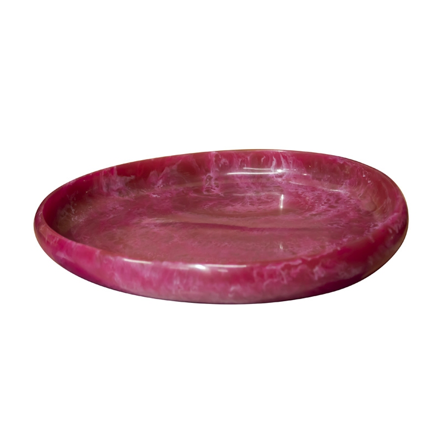 Dienblad Media647 Pink Polyresin