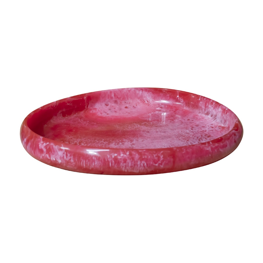 Dienblad Media647 Pink Polyresin