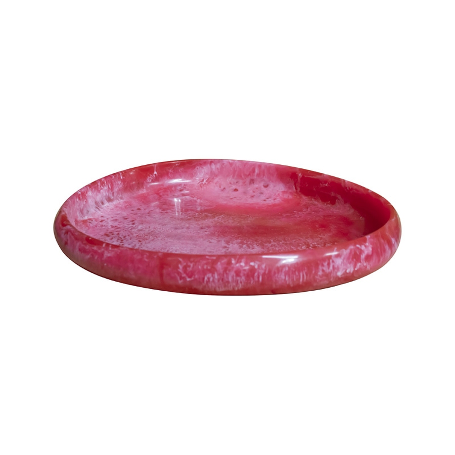 Dienblad Media647 Pink Polyresin