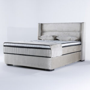 Boxspring Media647 Beige Fabric