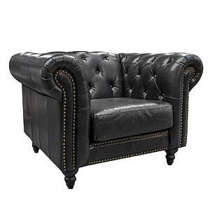 Sofa Media647 Black Fabric