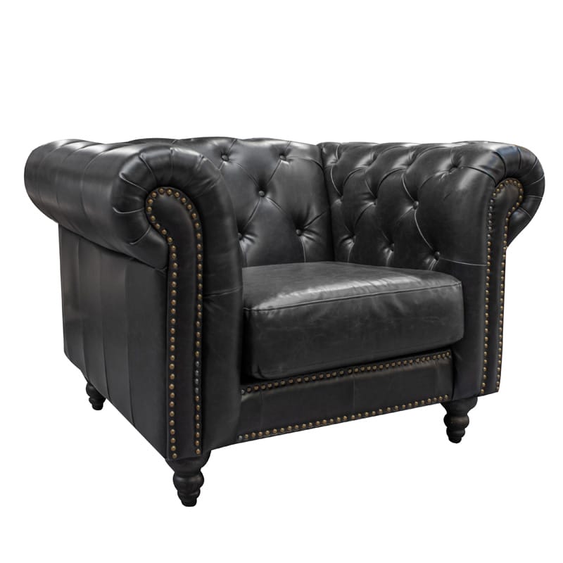 Sofa Media647 Black Fabric