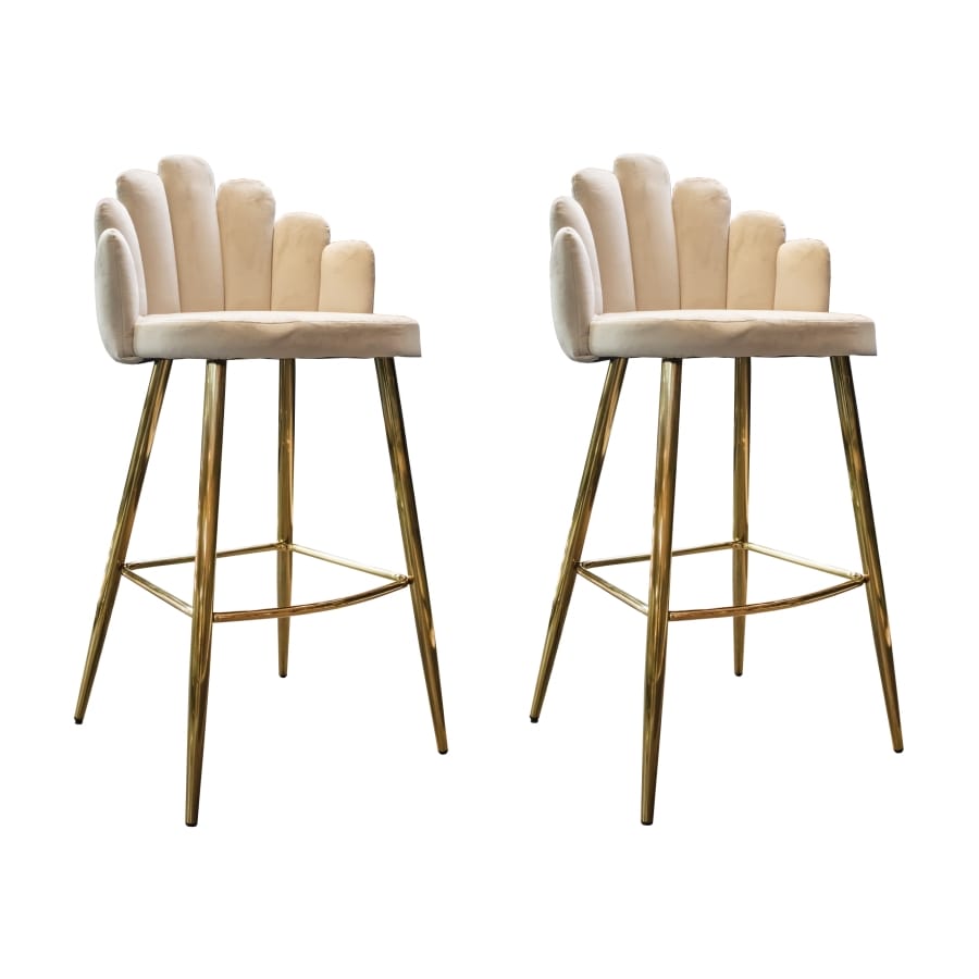 Bartafelstoelen Media647 Cream Fabric