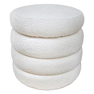 Stoel Media647 White Fabric