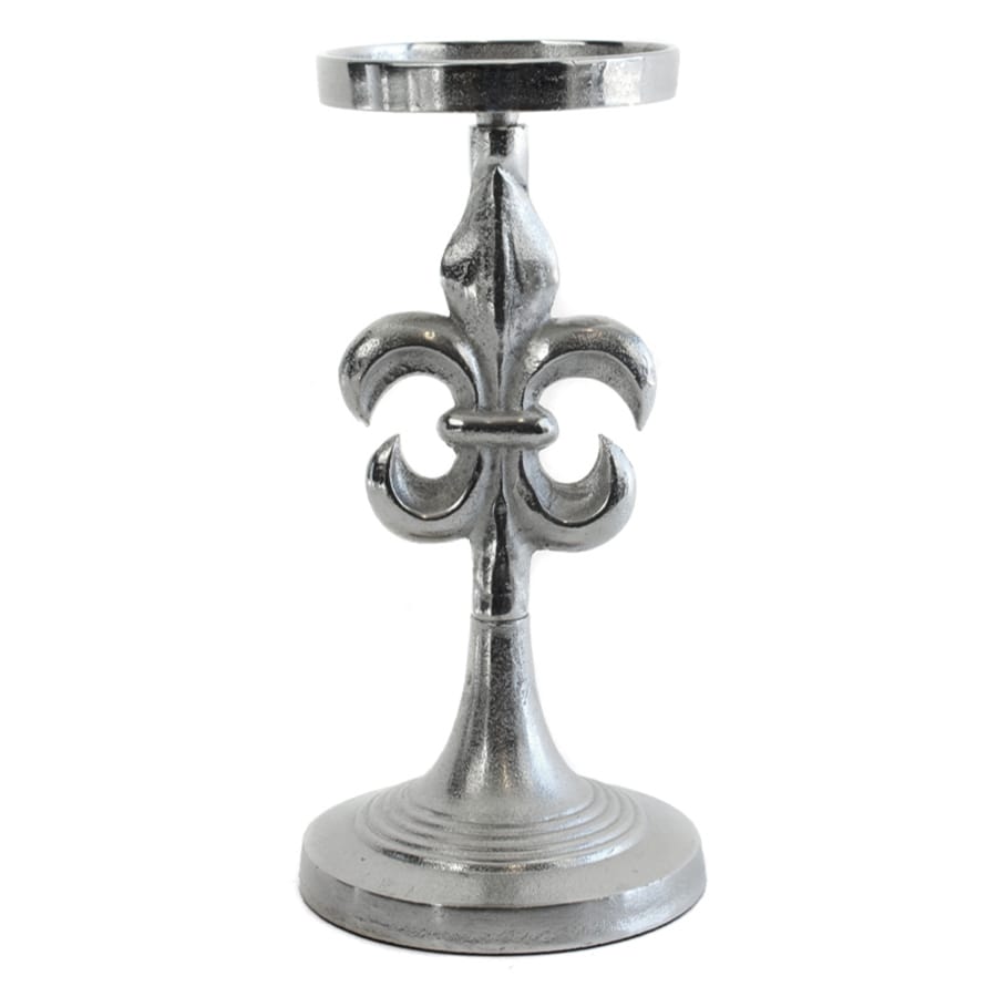 Kandelaar Media647 Silver Raw aluminium