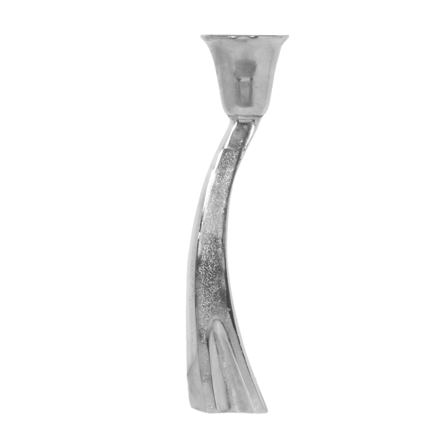 Kandelaar Media647 Silver Raw aluminium
