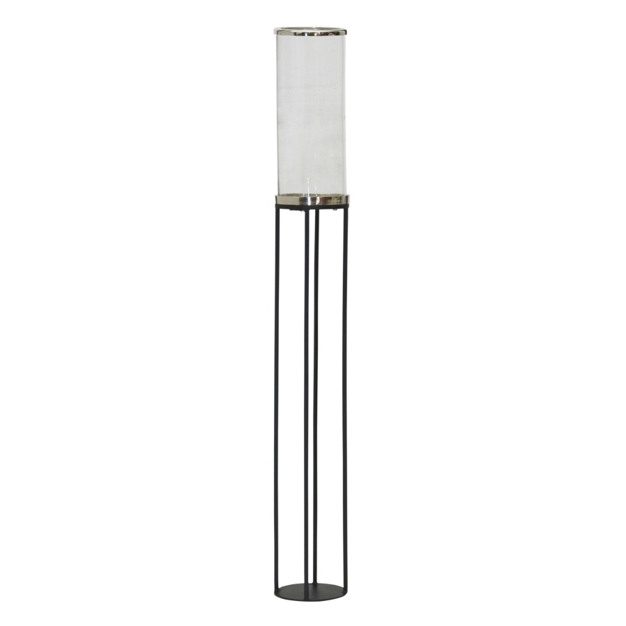 Windlicht Media647 Silver Raw aluminium