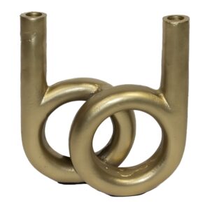 Kandelaar Media647 Gold Raw aluminium