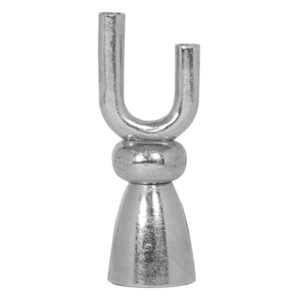 Kandelaar Media647 Silver Raw aluminium
