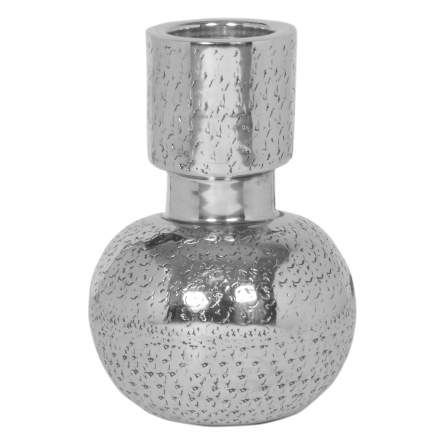 Kandelaar Media647 Silver Raw aluminium