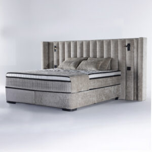 Boxspring Media647 Brown Fabric